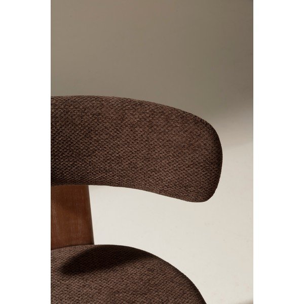 Rjavi oblazinjeni jedilni stoli v kompletu 2 ks Nadia – MOME-image-2