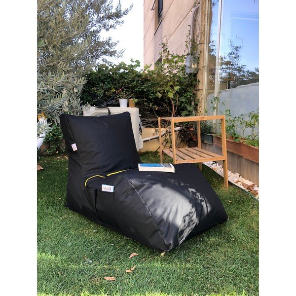 Črna vrtna sedežna vreča Daybed – Floriane Garden-image-3