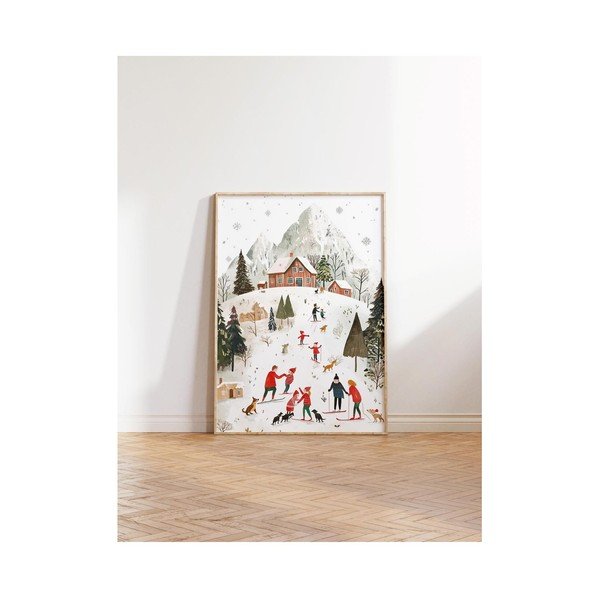 Tiskana slika z okvirjem 30x40 cm – Wallity-image-1
