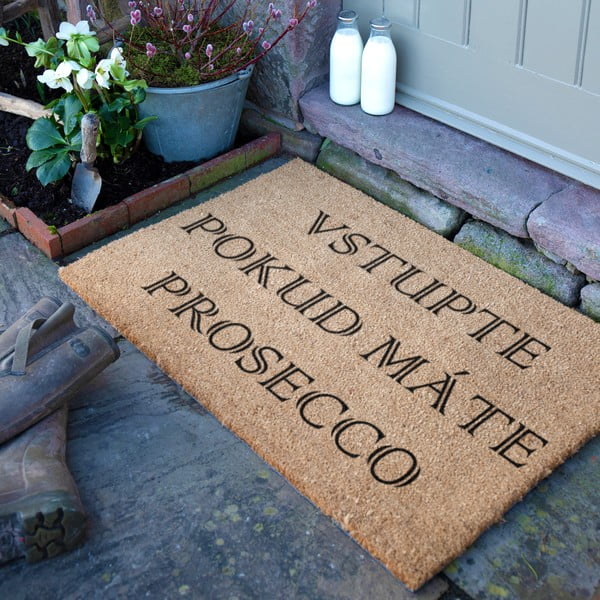 Predpražnik iz kokosovih vlaken 40x60 cm Prosecco – Artsy Doormats-image-3