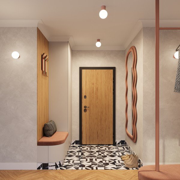 Svetlo rjava stenska svetilka ø 12 cm Orbital – Sollux-image-3