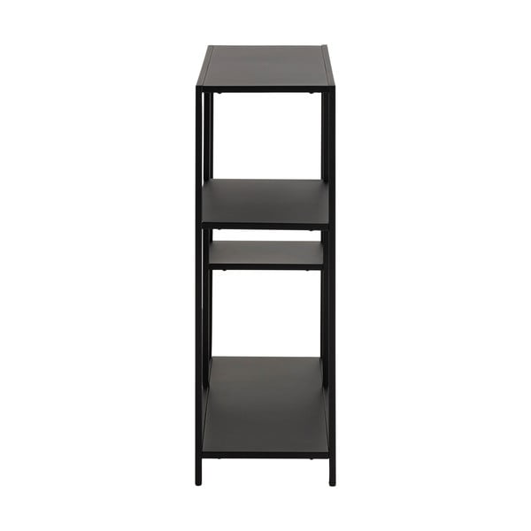 Črn kovinski regal 80x86 cm Newcastle – Actona-image-3