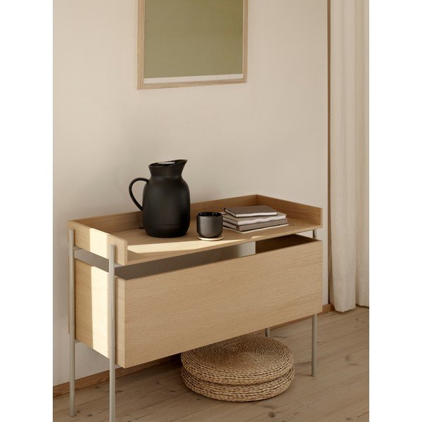 Črna plastična termovka  1 l Amphora – Stelton-image-1
