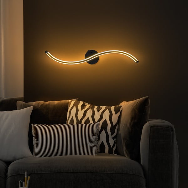 Črna LED stenska svetilka Yilan – Opviq lights-image-4