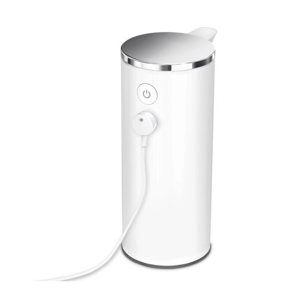 Beli avtomatski jekleni dozirnik za milo 266 ml - simplehuman-image-3