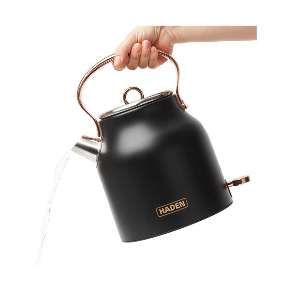 Črn grelnik vode 1,7 l Heritage – Haden-image-2