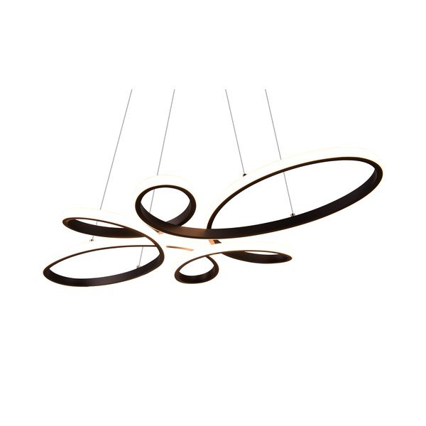 Črna LED viseča svetilka Fly – Trio-image-4