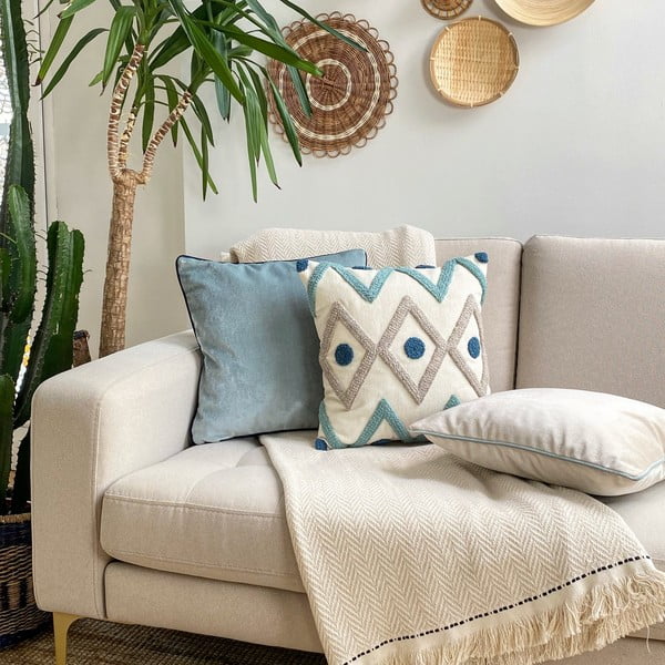 Prevleka za okrasna blazino z lanom Joynodes Bethany, 43 x 43 cm-image-2