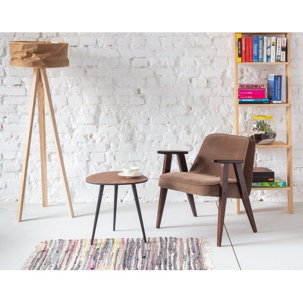 Stranska mizica s črnimi nogami Ragaba Pawi Pick, 42 x 39 cm-image-1