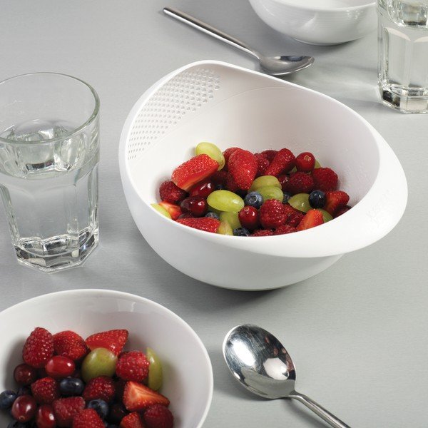 Skleda s cedilom Prep&Serve, majhna, bela-image-4