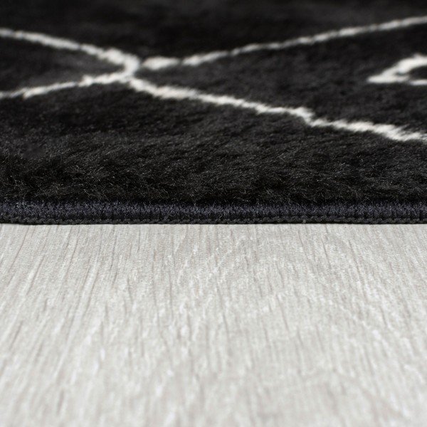 Črna pralna preproga 160x230 cm Imran – Flair Rugs-image-4