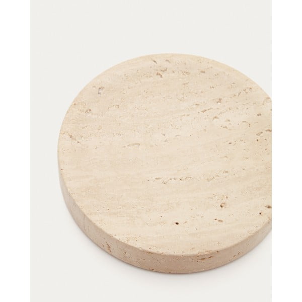 Bež kamnit podstavek za milo Macre – Kave Home-image-3