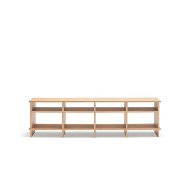 TV omarica v hrastovem dekorju v naravni barvi 180x50x40 cm Inari – Teulat