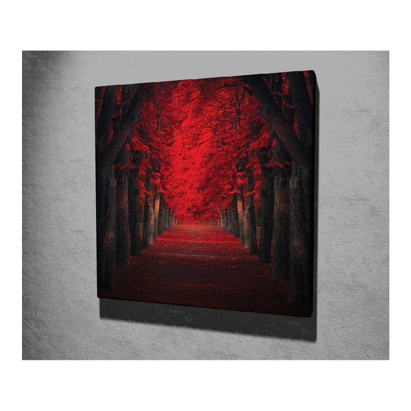 Stenska slika na platnu Red Trees, 45 x 45 cm-image-2