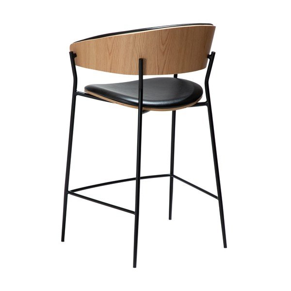 Črn barski stol (višina sedeža 63,5 cm) Crib – DAN-FORM Denmark-image-3