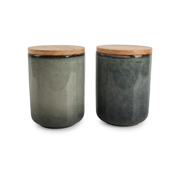 Posoda za shranjevanje za živila iz kamenine Meridian – Salt&Pepper-image-3