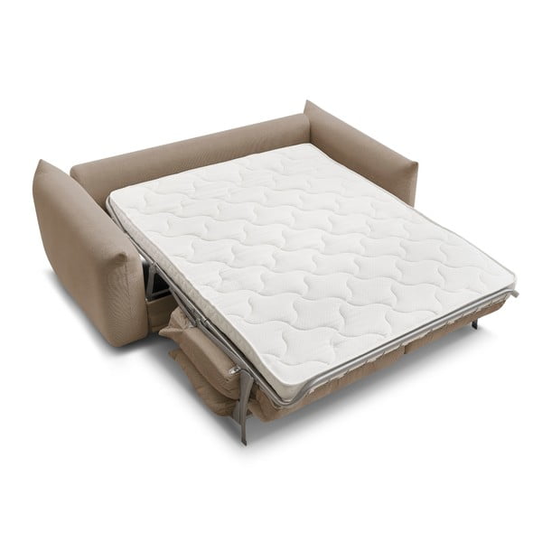 Bež raztegljiva sedežna garnitura 214 cm Ernest – Bobochic Paris-image-4