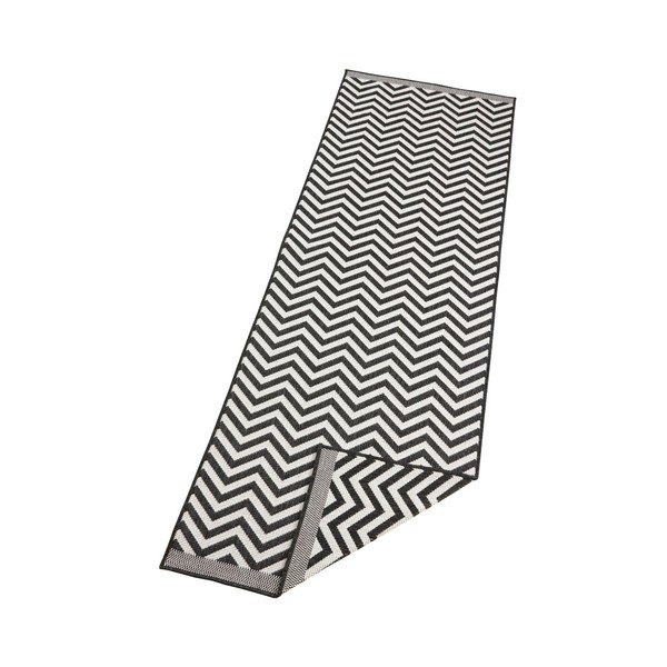 Črno-krmna dvostranska zelo odporna folija Bougari Twin Supreme Mismo, 80 x 350 cm-image-2