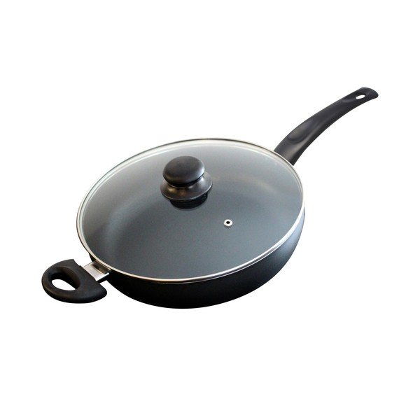 Aluminijasta posoda s steklenim pokrovom ELO, ø 28 cm-image-2