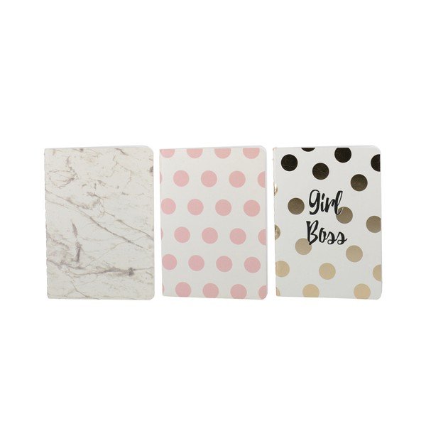 Komplet 3 zvezkov Creative Tops Girl Boss
