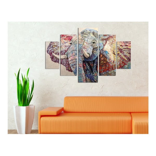 5-delna slika Elephant-image-1