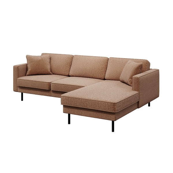 Rjava kotna sedežna garnitura MESONICA Kobo, desni kot-image-2