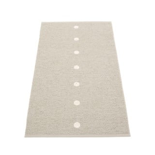 Bež/kremno bela notranja in zunanja preproga 70x140 cm Peg Linen Vanilla – Pappelina
