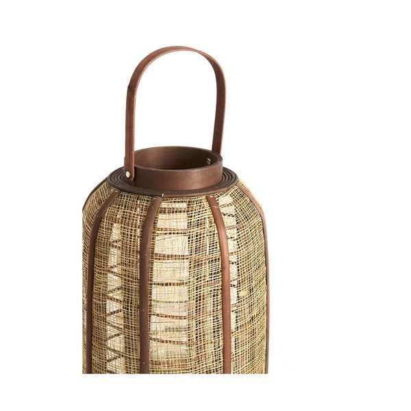 Lesena/tekstilna lanterna (višina 34,5 cm) Serein – Light & Living-image-1