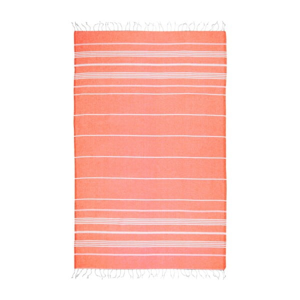 Oranžna brisača za hamam Kate Louise Classic, 180 x 100 cm