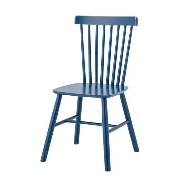 Modri jedilni stoli v kompletu 2 ks iz masivnega kavčukovca Mill – Bloomingville-image-3