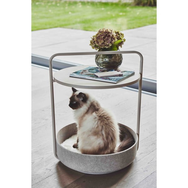 Okrogla stranska mizica ø 50 cm Tavolino Nougat – MiaCara-image-1