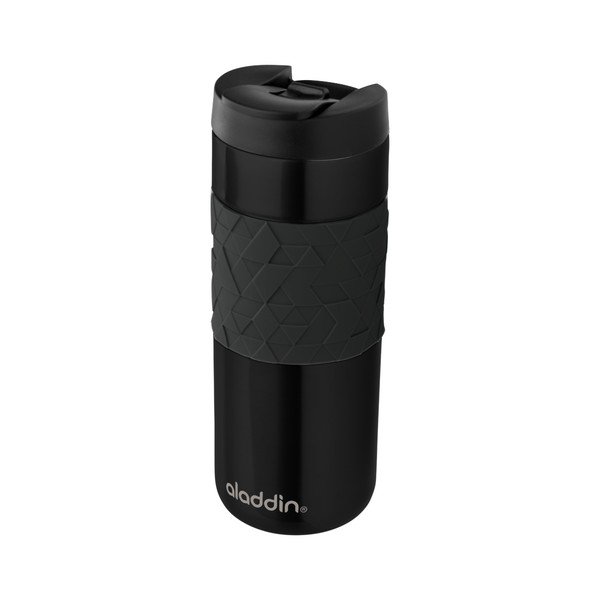 Črni termalni vrč Aladdin Easy-Grip Leak-Lock™, 470 ml