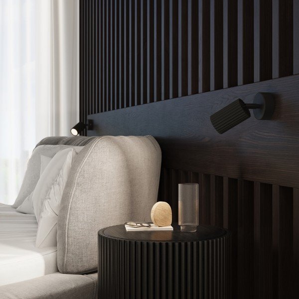 Črno točkovno svetilo 8x16 cm Gleam – Sollux-image-3