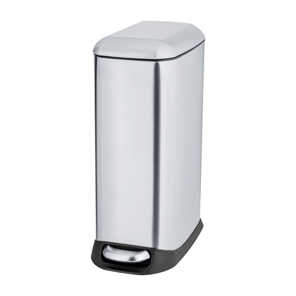 Koš za smeti s pedalom iz nerjavečega jekla v srebrni barvi 12 l Design – Wenko