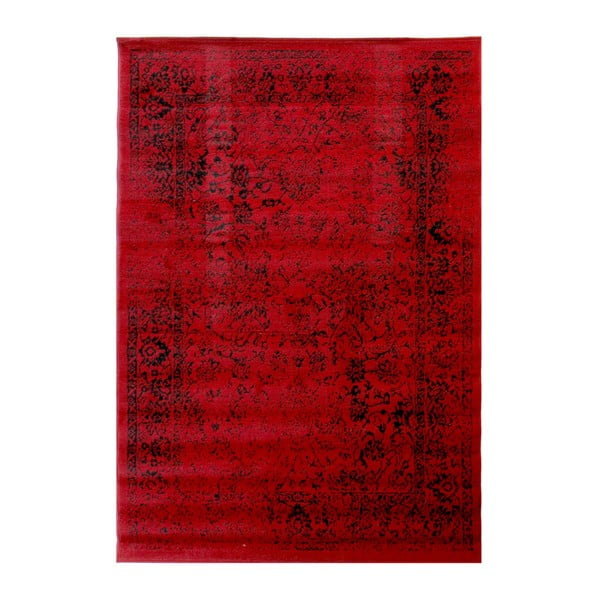 Rdeča preproga Flair Rugs Element Bonetti Rdeča, 80 x 150 cm