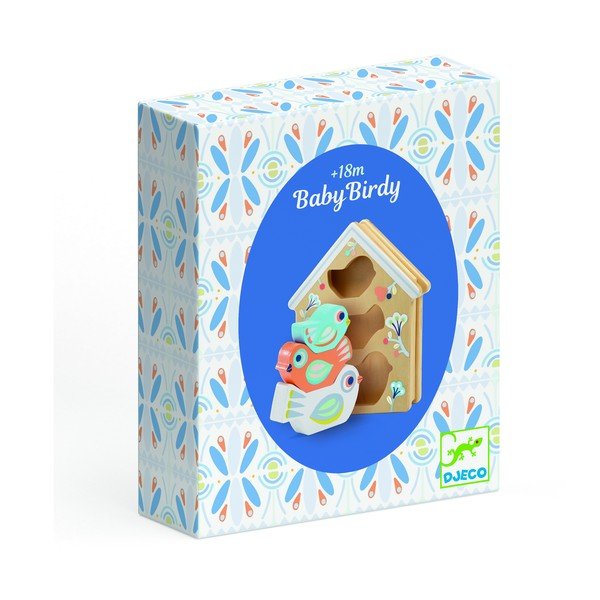 Otroška lesena sestavljanka Djeco Birdhouse-image-2