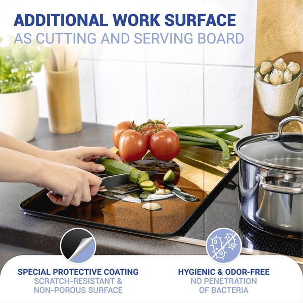 Komplet 2 steklenih zaščitnih plošč za štedilnik Wenko Coffee-image-4