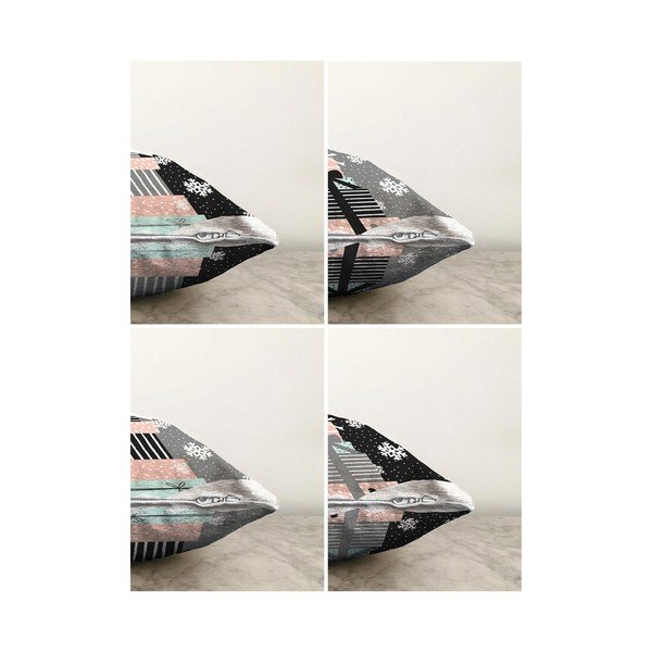 Božične prevleke za blazine v kompletu 4 kos 55x55 cm Merry Christmas - Mila Home-image-1