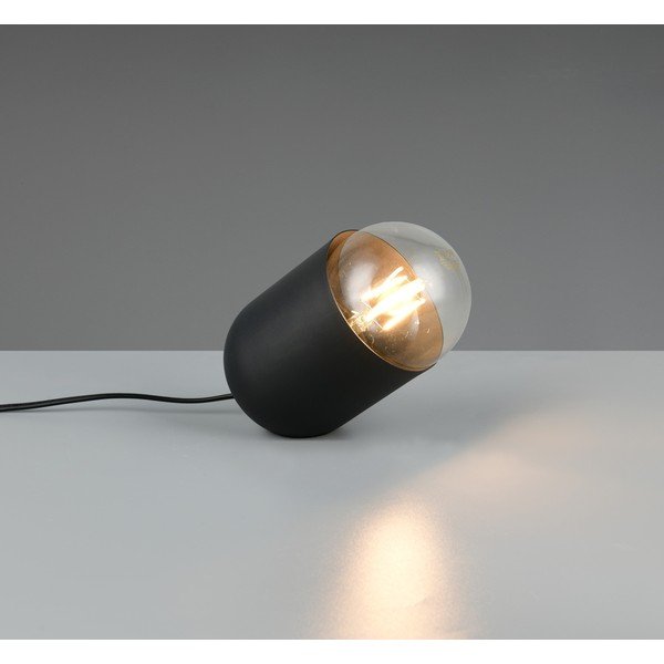 Črna kovinska namizna svetilka (višina 13,5 cm) Nara – Reality-image-1