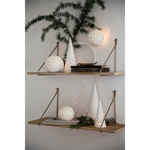 Božični svečnik iz porcelana Kähler Design Nobili, višina 19 cm-image-3