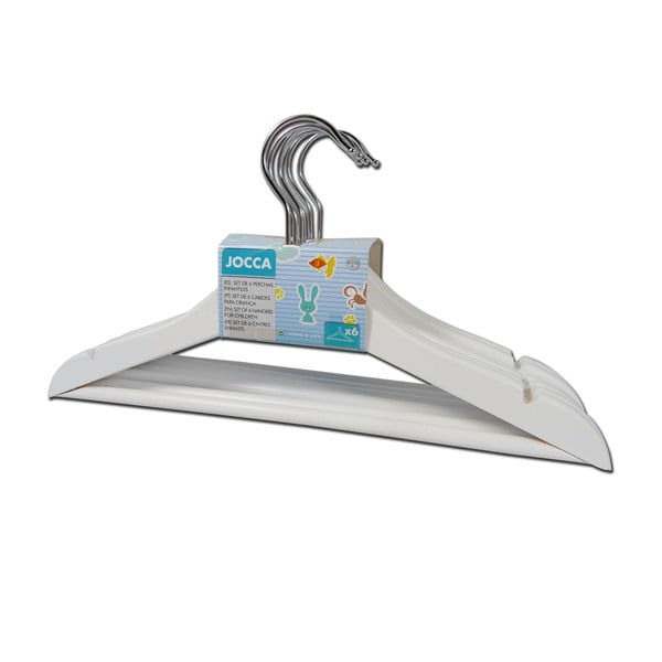 Komplet 6 obešalnikov za otroke JOCCA Children-image-1