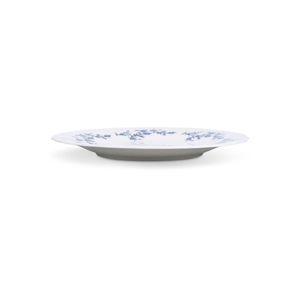 Bel/moder servirni porcelanast krožnik ø 32 cm Retro – BonBistro-image-4