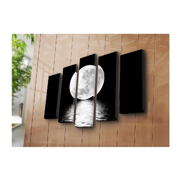 Večdelna slika Bela luna, 105 x 70 cm-image-2
