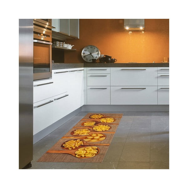 Zelo trpežna kuhinjska preproga Webtappeti Pasta, 60 x 220 cm