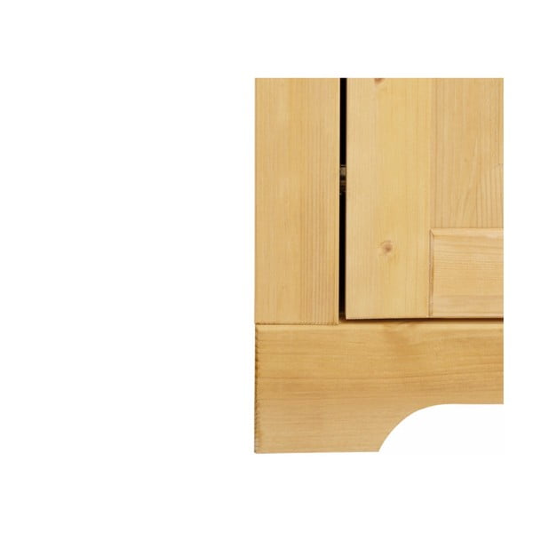 Vitrina iz masivnega bora v naravni barvi 180x35 cm Lisa – Støraa-image-4