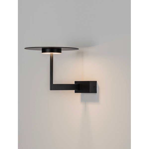 Mat črna aluminijasta LED stenska svetilka Tovi – Nova Luce-image-1