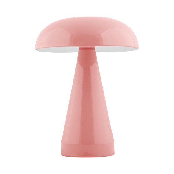 Rožnata LED zatemnitvena namizna svetilka s kovinskim senčilom (višina 20,5 cm) Rachel – Leitmotiv