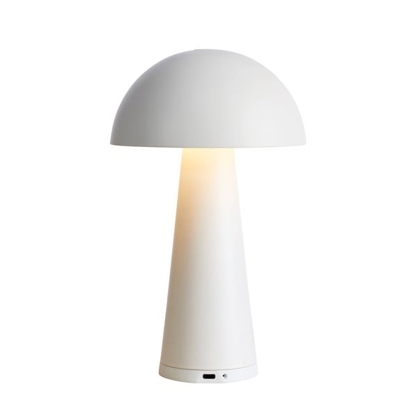 Bela LED namizna svetilka (višina 26,5 cm) Fungi – Markslöjd