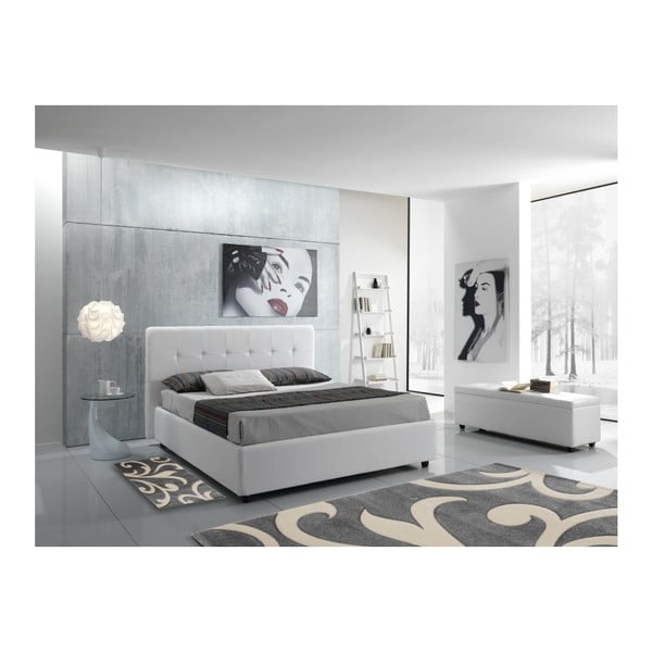 Siva kopalniška preproga 60x110 cm Damasko – Tomasucci-image-1