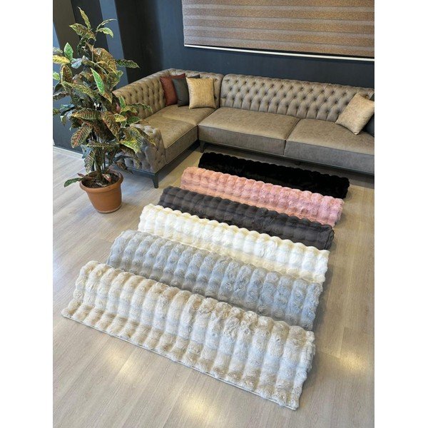 Črna pralna preproga 150x230 cm Bubble Black – Mila Home-image-4